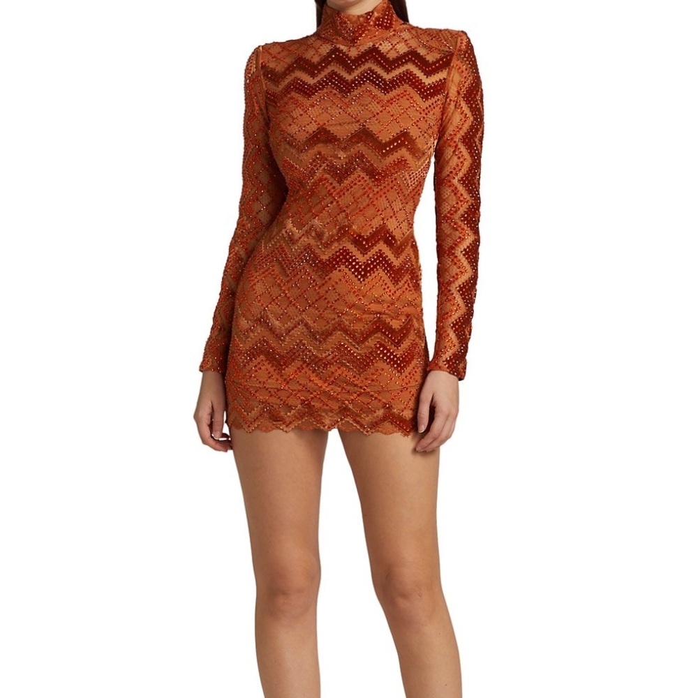 RAISAVANESSA
Strass Embellished Zigzag MiniDress34